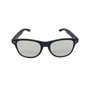 Black Wooden Eclipse Glasses